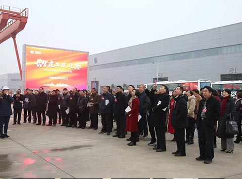 池州市人大代表、政協(xié)委員考察團到長智公司調(diào)研