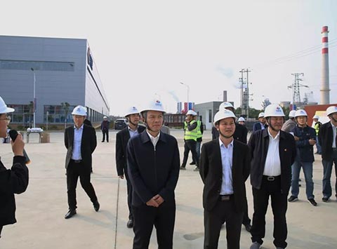 池州市委副書記、市長操龍燦一行到長智公司考察調(diào)研